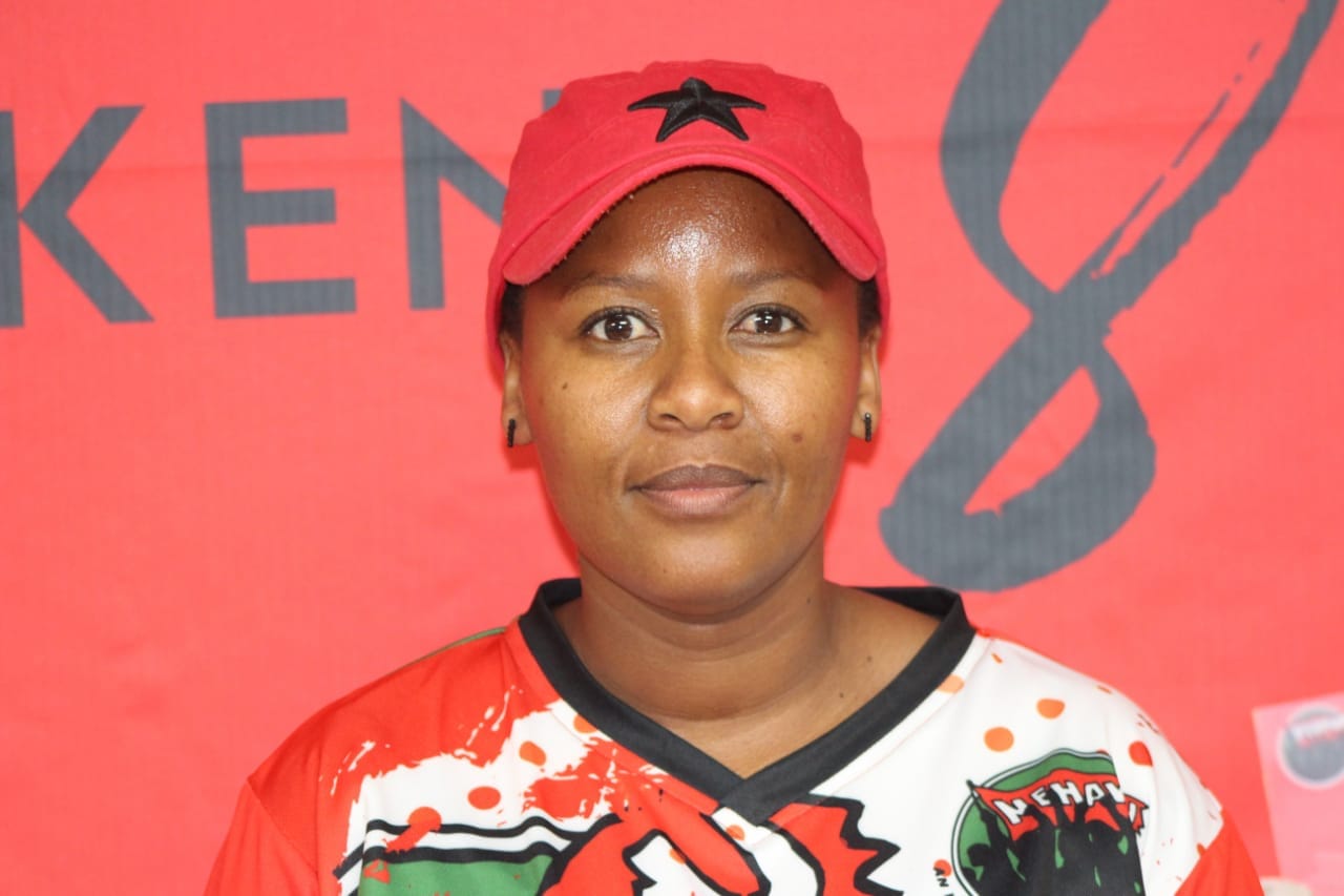 Mafikeng Regional Deputy Secretary - Cde Kealeboga Dikobe.